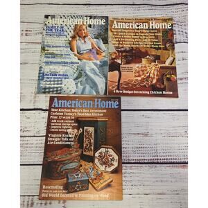 American Home Magazine Lot 3 1975 June May August Vintage Home Decor